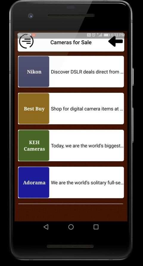 Cameras for Sale screenshot 4