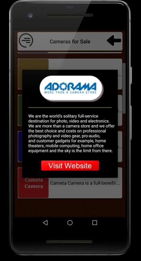 Cameras for Sale screenshot 3