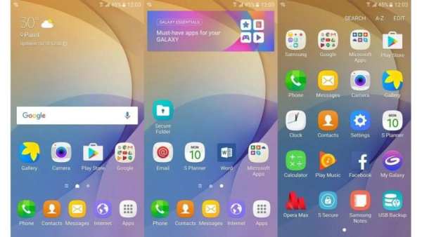 Launcher Theme - Samsung J7 Pro 2017 New Version screenshot 1