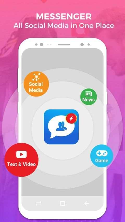 Messenger for Social Media screenshot 1
