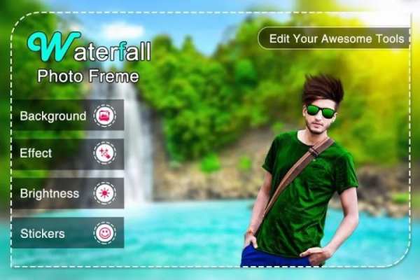 Waterfall Photo Frame : Waterfall Photo Editor स्क्रीनशॉट 8