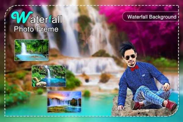 Waterfall Photo Frame : Waterfall Photo Editor स्क्रीनशॉट 9