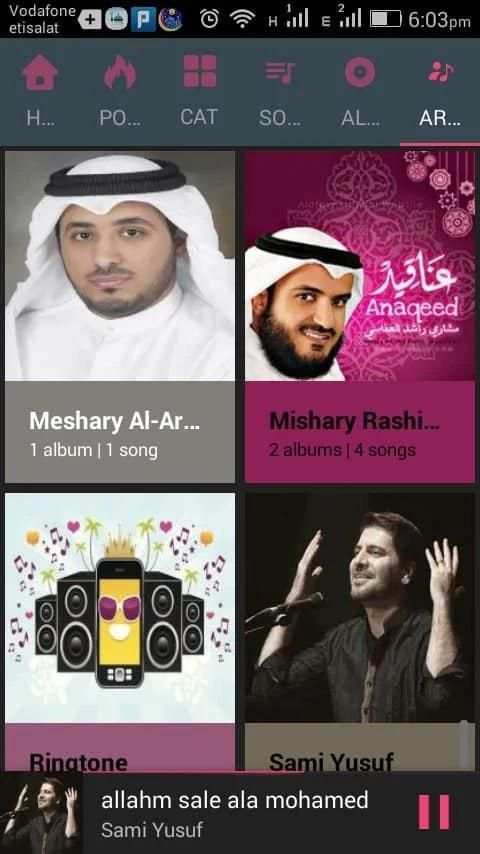 Islamic Ringtones App screenshot 1