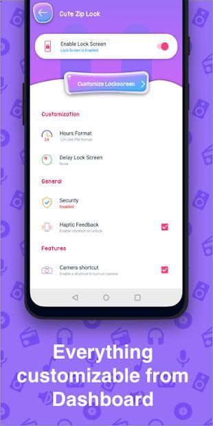 Zip lock screen wallpaper phone lock screen lock स्क्रीनशॉट 4