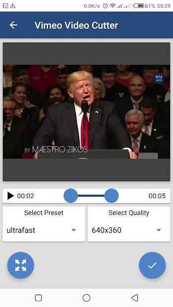 Video Vimeo Editor screenshot 1