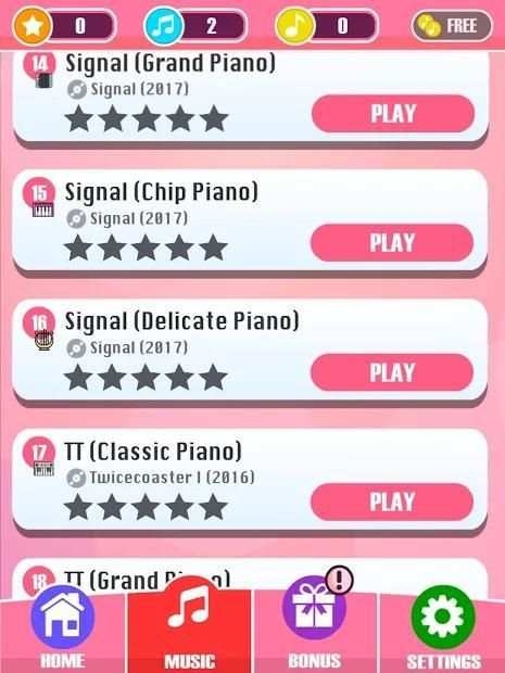 Magic Tiles - TWICE Edition (K-Pop) screenshot 3
