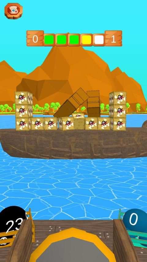 Pirate Knock Funny Balls Game screenshot 3