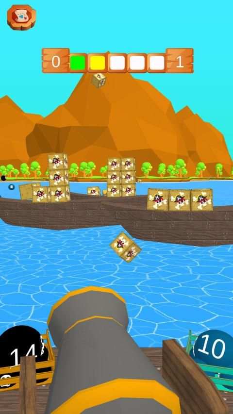 Pirate Knock Funny Balls Game screenshot 5