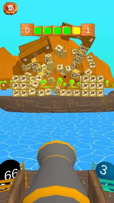 Pirate Knock Funny Balls Game screenshot 1