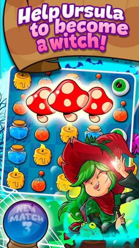The Apprentice Witch - Puzzle Match 3 Game स्क्रीनशॉट 31