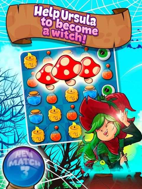 The Apprentice Witch - Puzzle Match 3 Game screenshot 15