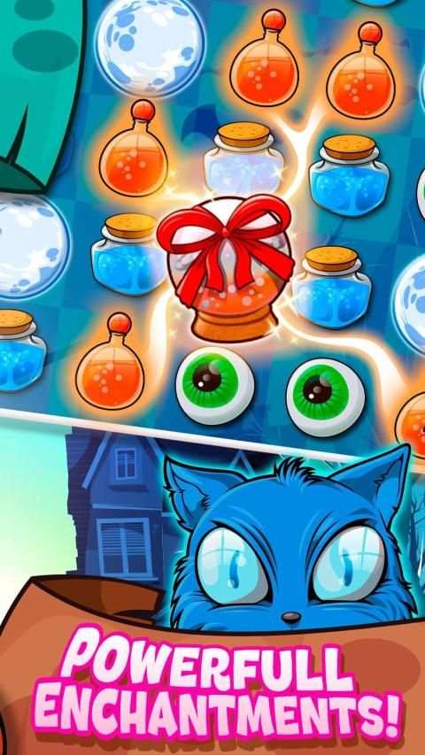 The Apprentice Witch - Puzzle Match 3 Game स्क्रीनशॉट 19