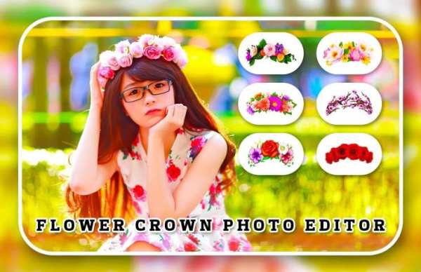 Flower Crown Photo Editor screenshot 1