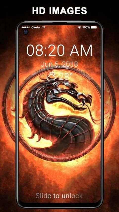 Scorpion Mortal Combat Wallpapers Lock Screen 7 تصوير الشاشة
