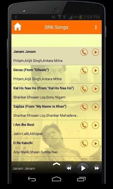 SRK Hindi Movie Songs screenshot 7