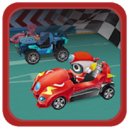 3D Super Hero Racing Car icon