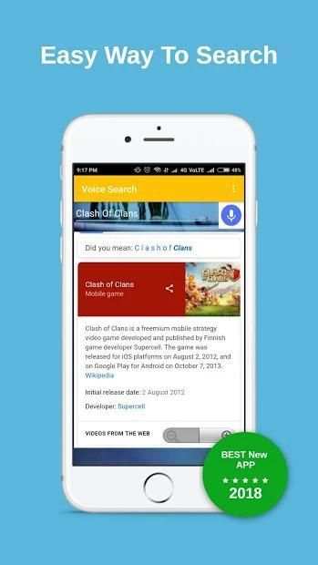 Voice Search For Google स्क्रीनशॉट 3