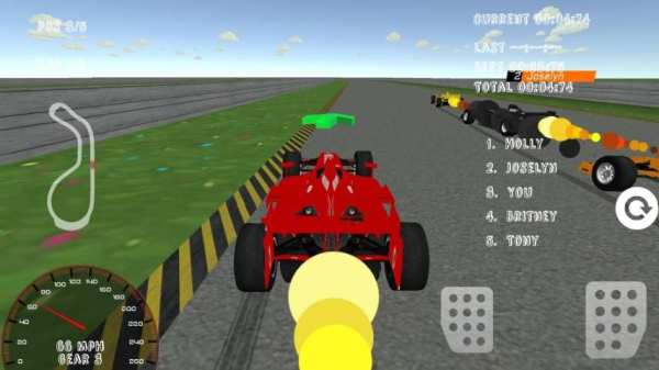 Free Cartoon Formula Racing 3D screenshot 1