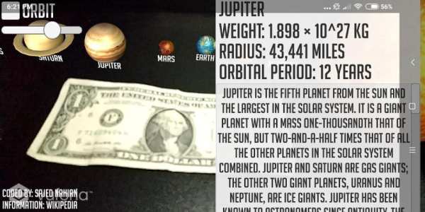 Solar System AR screenshot 4