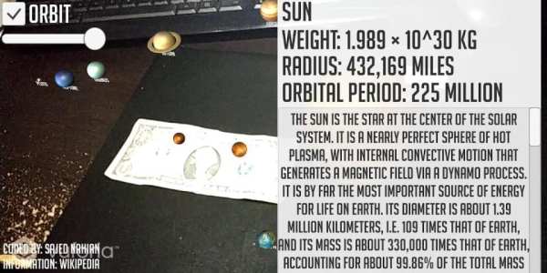 Solar System AR screenshot 5