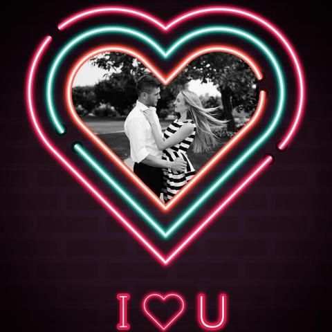 I Love You Photo Frame screenshot 2