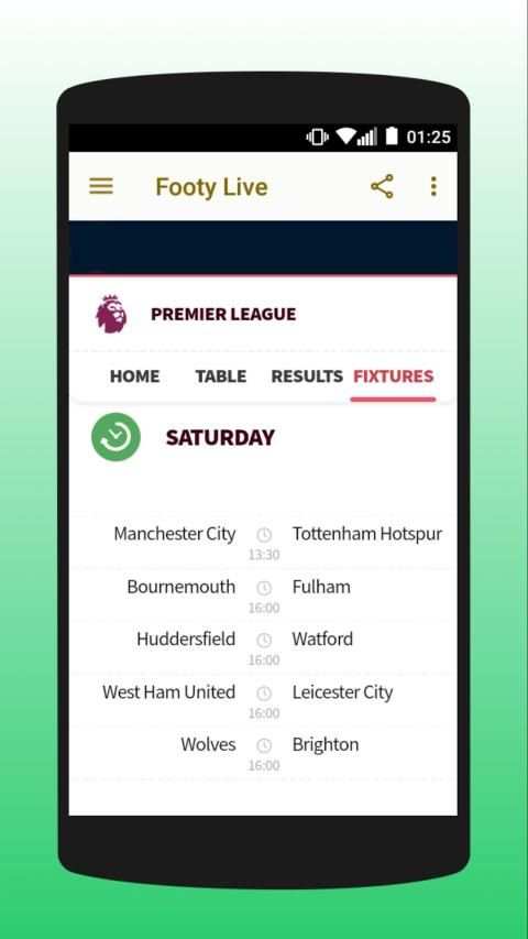 Footy - Live On Score screenshot 7