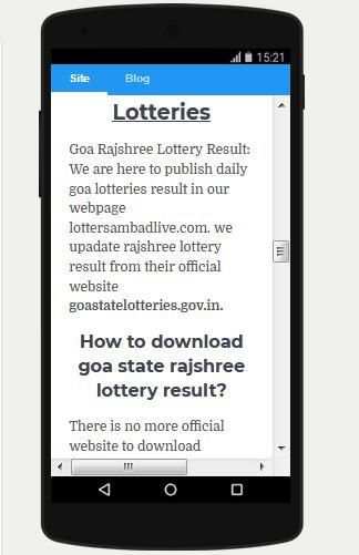 Rajshree Lottery Sambad- Goa Lottery screenshot 1