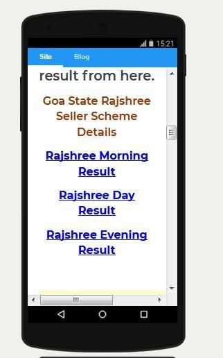 Rajshree Lottery Sambad- Goa Lottery screenshot 2