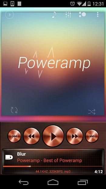 Skin for Poweramp v2 Copper screenshot 3