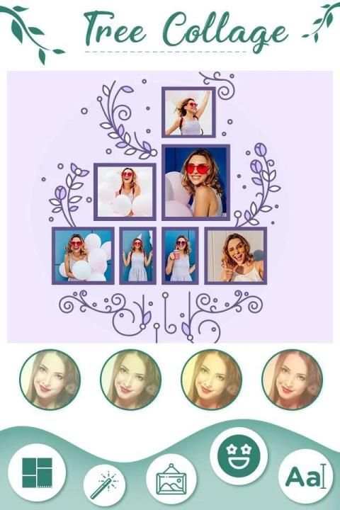 Tree Photo Collage Maker - 3D Tree Collage Editor screenshot 4