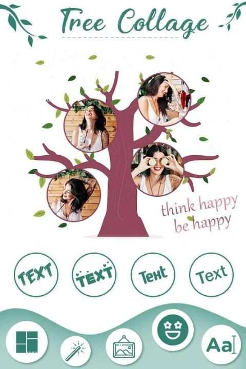 Tree Photo Collage Maker - 3D Tree Collage Editor screenshot 2