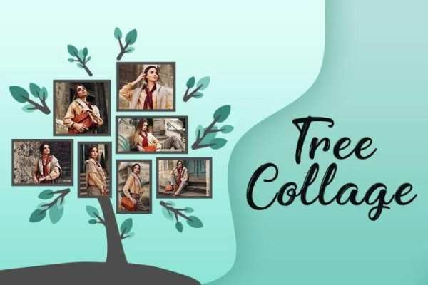 Tree Photo Collage Maker - 3D Tree Collage Editor स्क्रीनशॉट 1