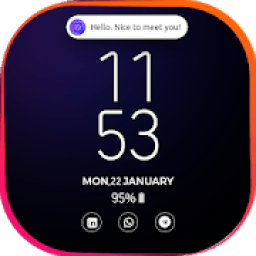 Edge Lighting With Always On Display Amoled أيقونة