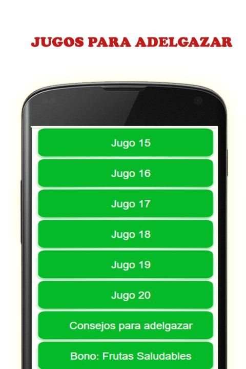 Jugos Para Bajar de Peso Rápido screenshot 4