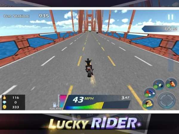 Lucky Rider - Crazy Moto Racing Game screenshot 2