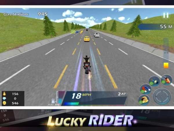 Lucky Rider - Crazy Moto Racing Game screenshot 3