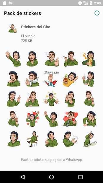 Stickers del Che para WhatsApp screenshot 1