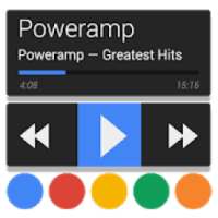 Skin for Poweramp v2 Now Dark on 9Apps