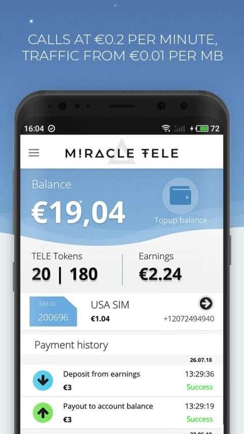 Miracle Telecom screenshot 4