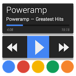 ikon Skin for Poweramp v2 Now Dark