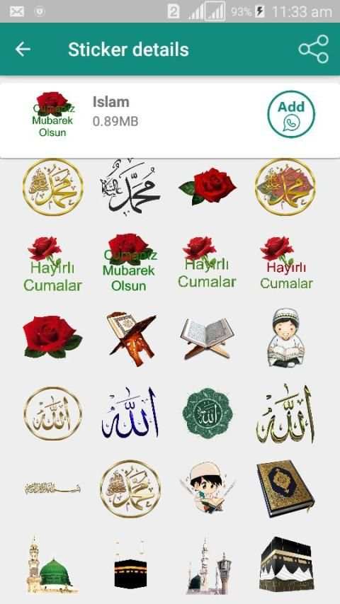 Islamic Sticker (WAStickerApps) स्क्रीनशॉट 6
