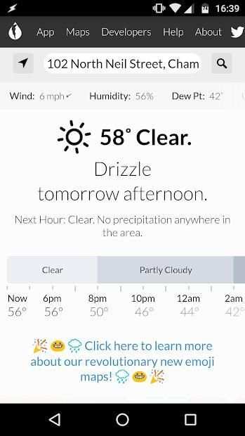 Weather Web screenshot 2