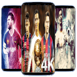 ikon ⚽ronaldo and messi hd* 4k football auto wallpaper
