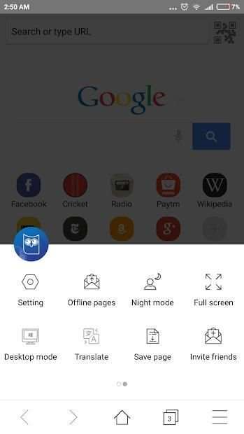Omigo Lite Browser - Ad Blocker & Fast Download screenshot 5
