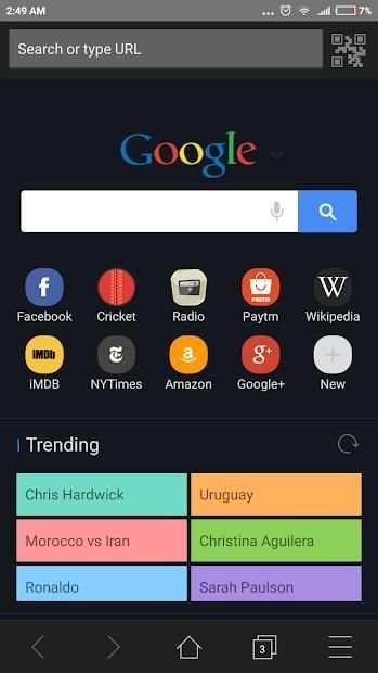 Omigo Lite Browser - Ad Blocker & Fast Download screenshot 1