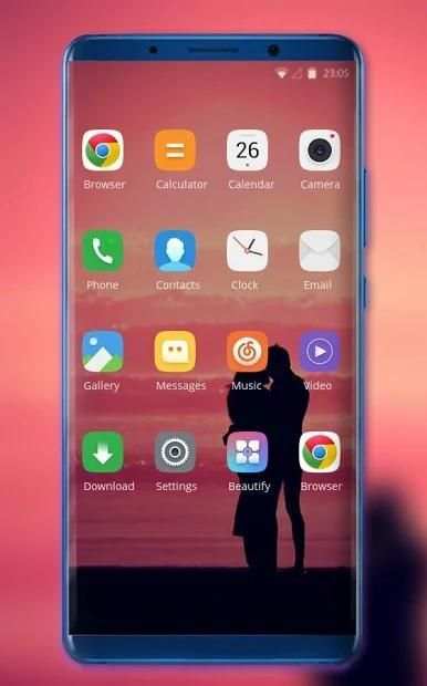 Theme for honor 7c | sunset wallpaper screenshot 3
