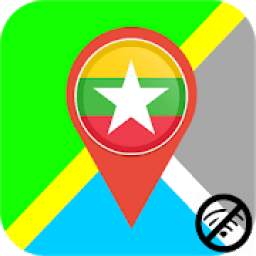 ✅ Myanmar Offline Maps with gps free