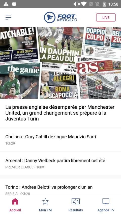Foot Mercato : transferts, résultats, news, live screenshot 8