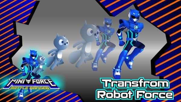 Volt Rangers Blue Battle Miniforce screenshot 4