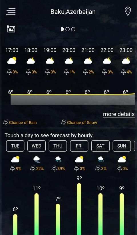 Weather forecast screenshot 3